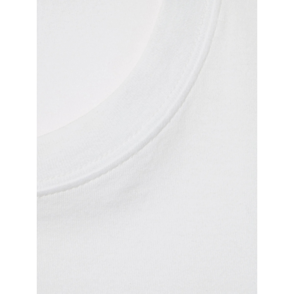 logo lettering ribbed T-shirt - Img 2