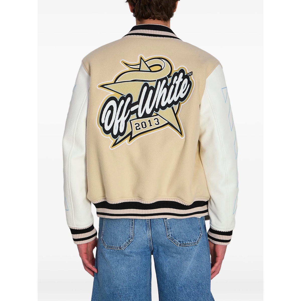 logo-patch bomber jacket - Img 5