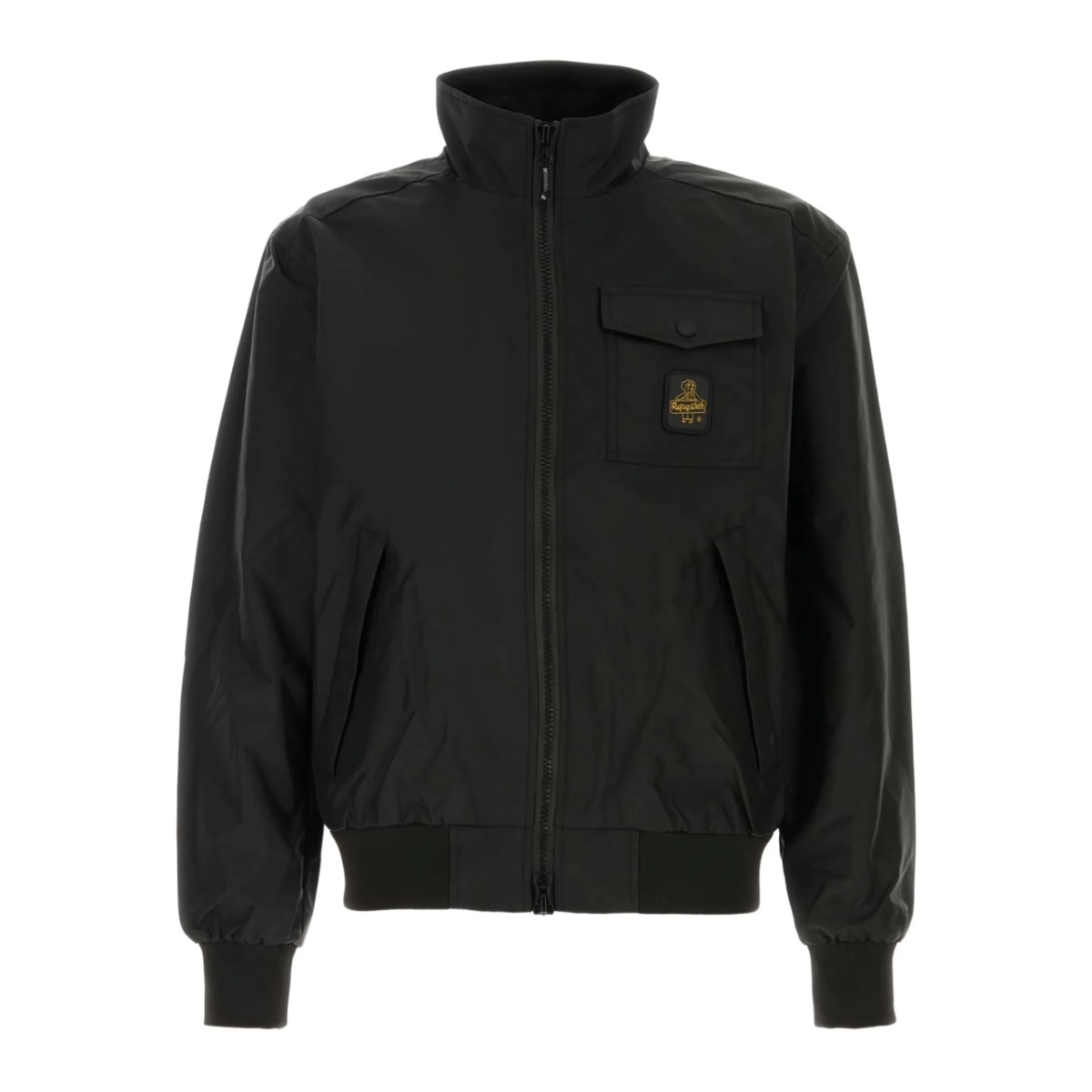 logo-patch bomber jacket