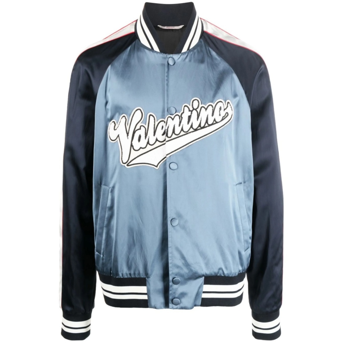 logo-patch bomber jacket