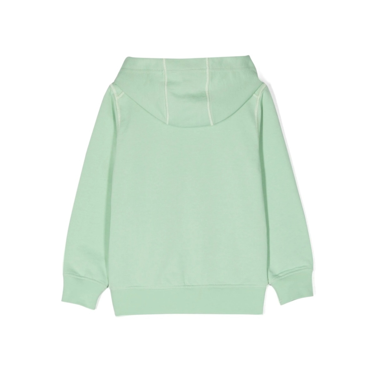 logo-patch cotton hoodie - Img 2