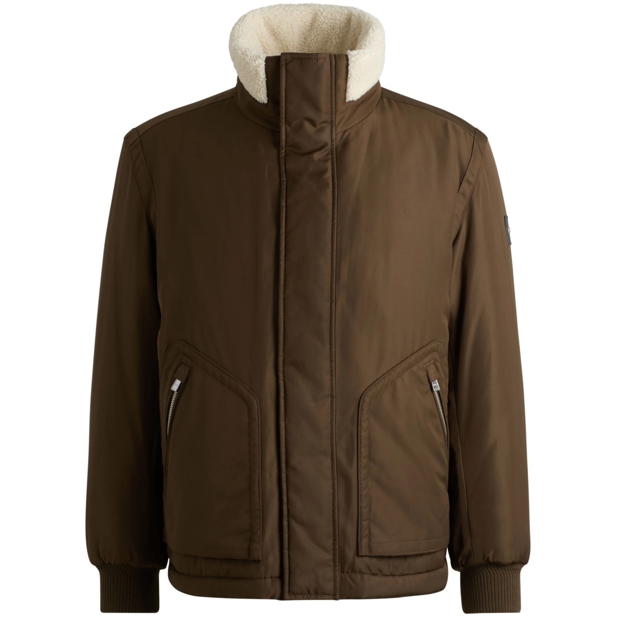 logo patch detailing jacket