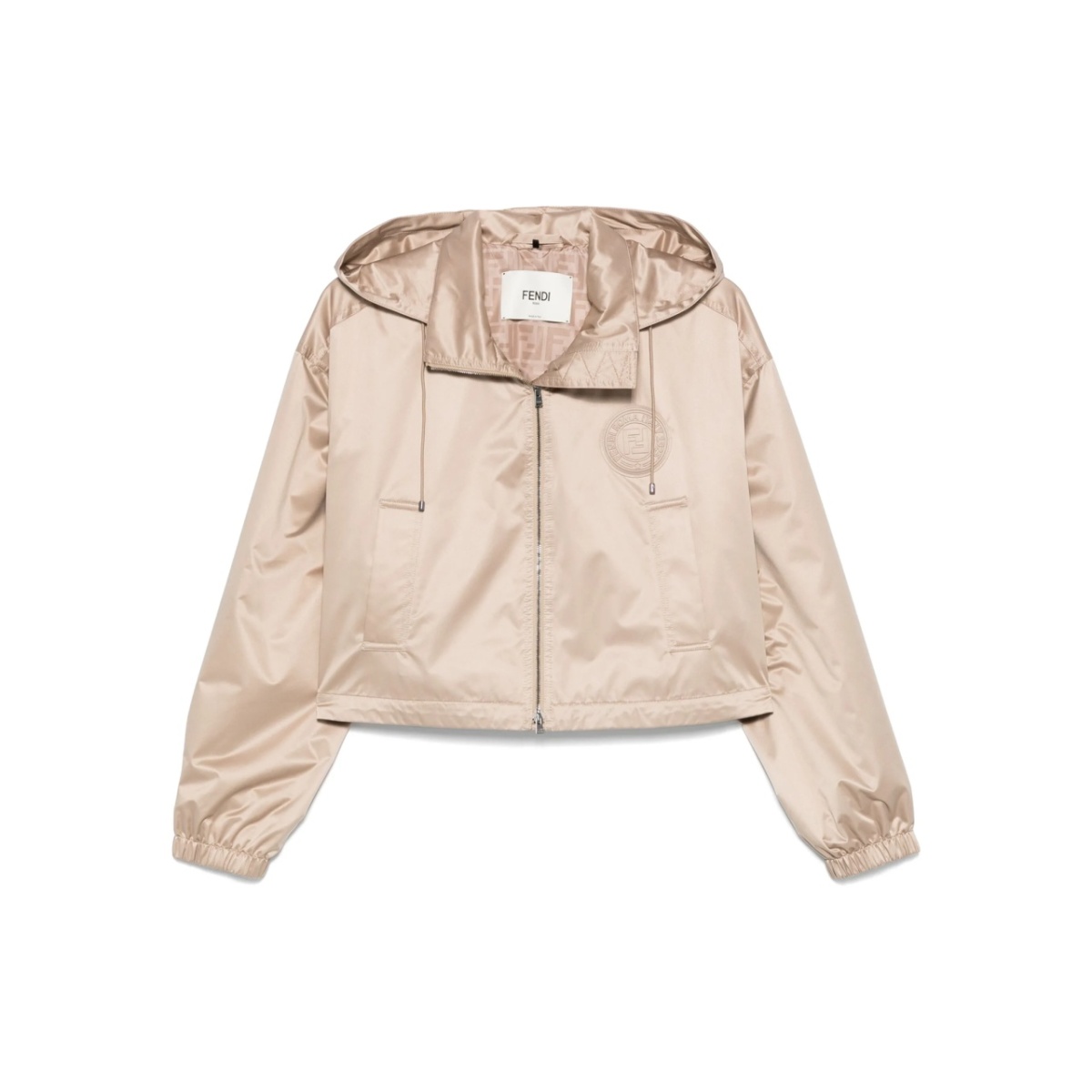 logo-patch jacket