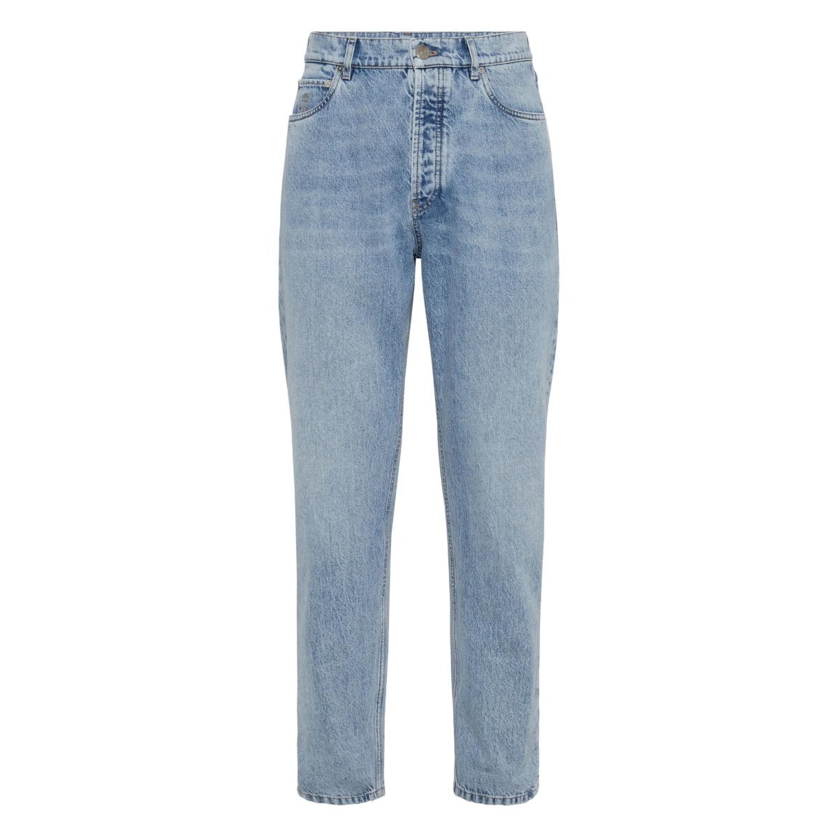 logo-patch jeans
