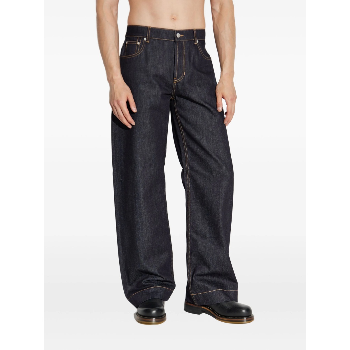 logo-patch jeans - Img 3
