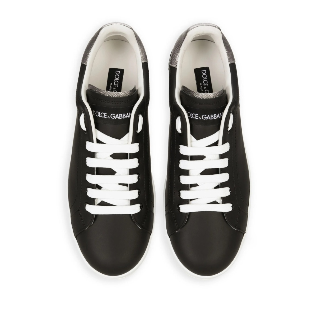 logo-patch low-top sneakers - Img 4