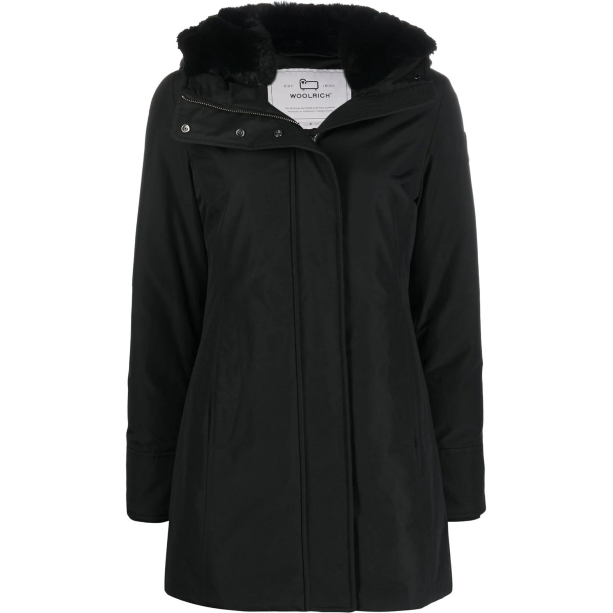 logo-patch parka