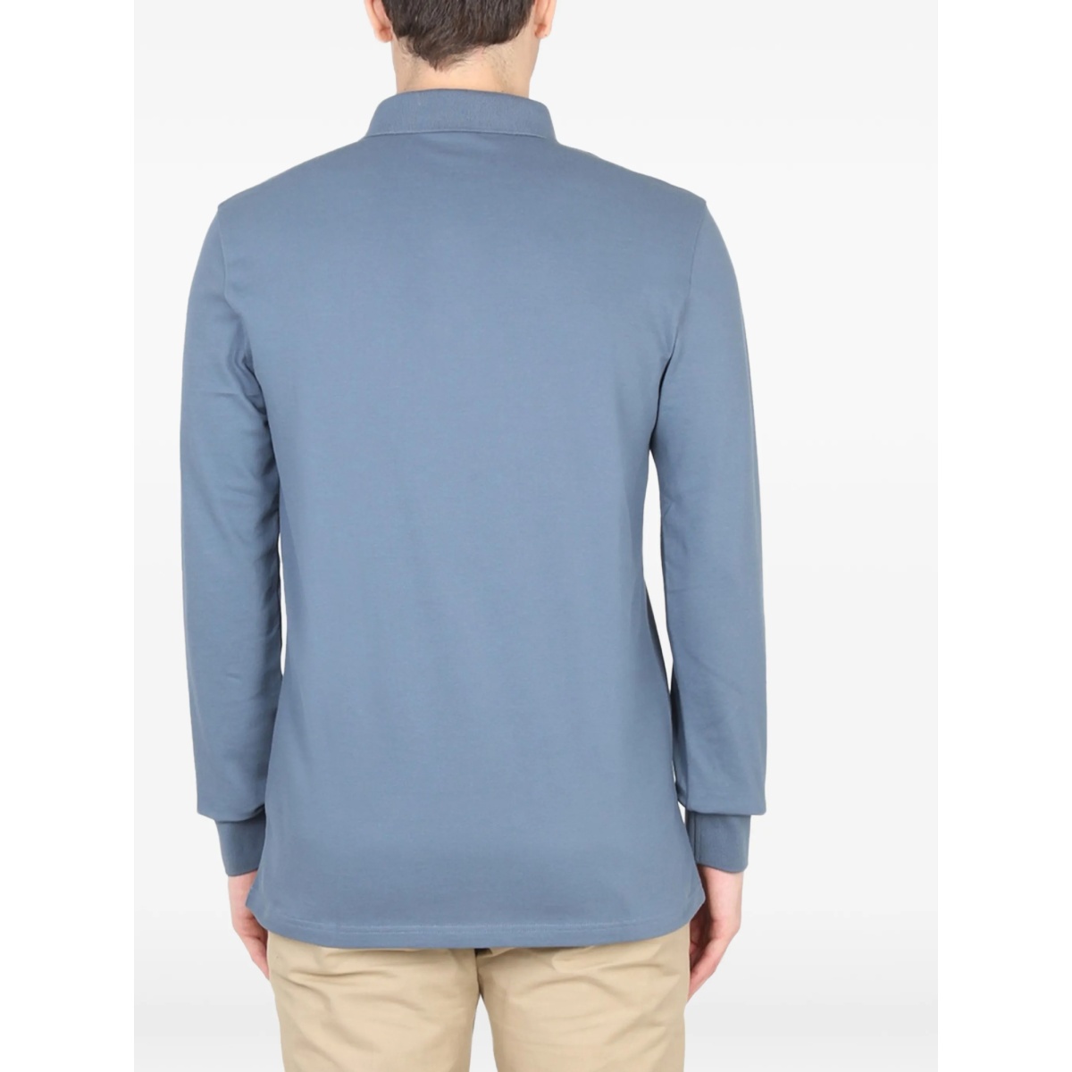logo patch polo shirt - Img 3