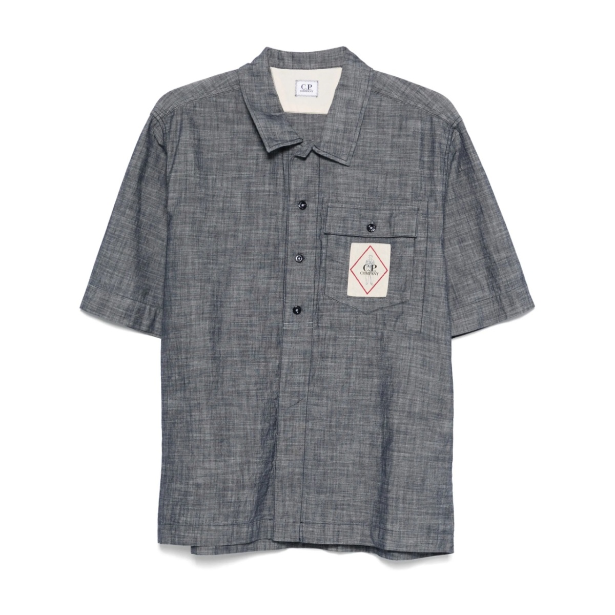 logo-patch shirt