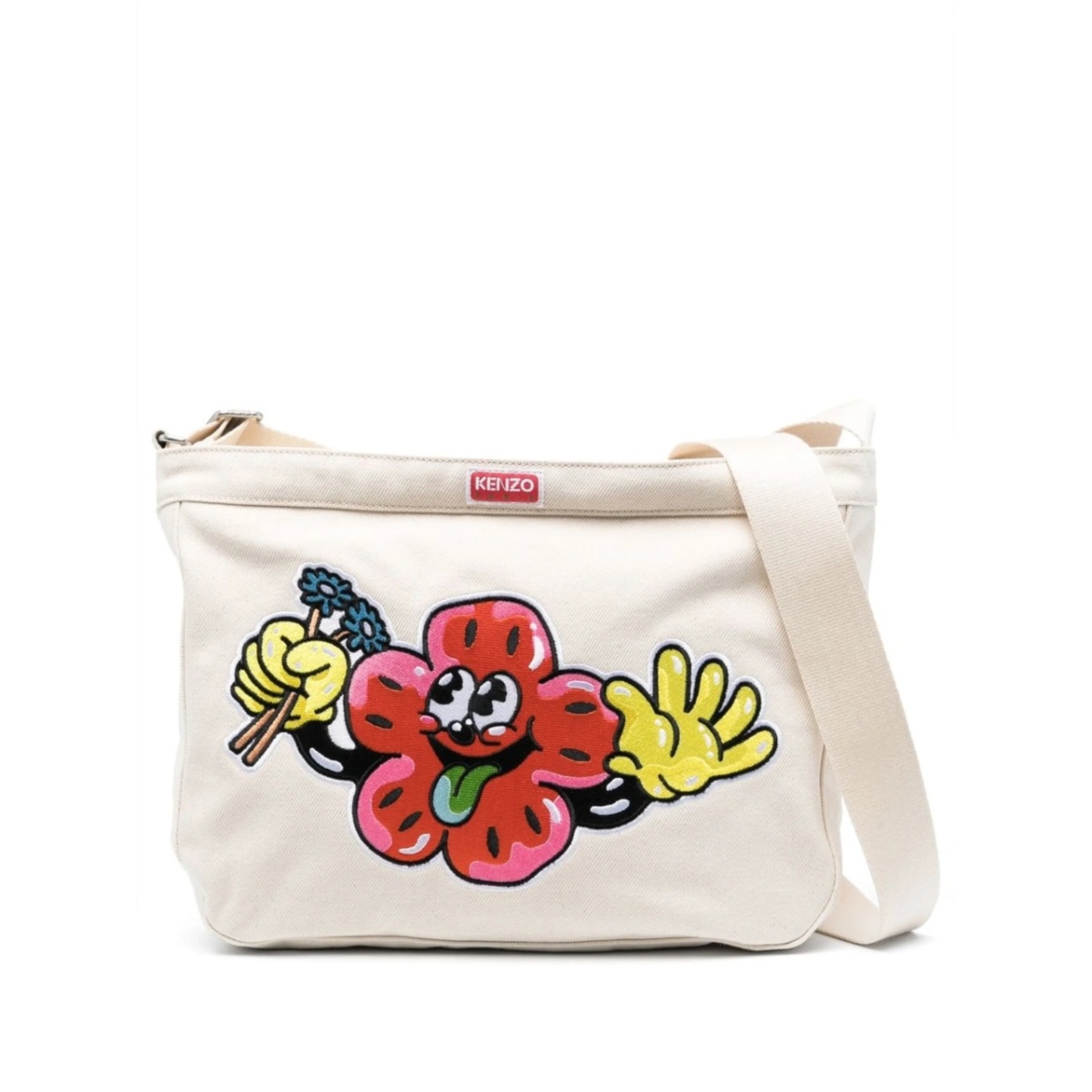 logo-patch shoulder bag