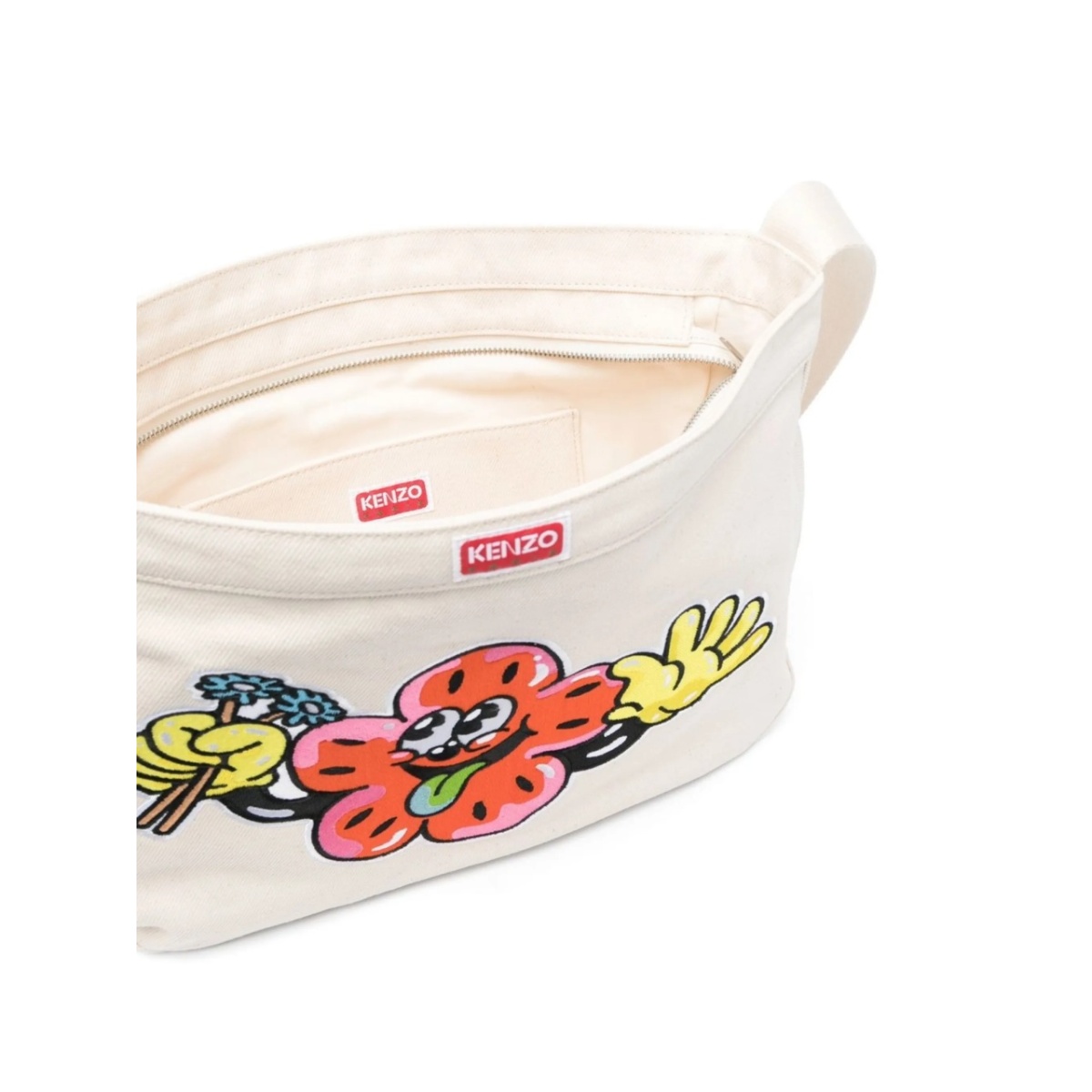 logo-patch shoulder bag - Img 5
