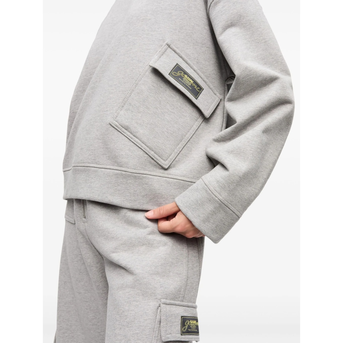 logo-patch sweatshirt - Img 5