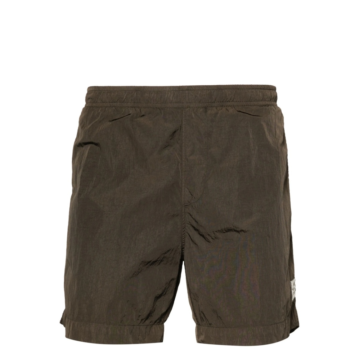 logo-patch swim shorts