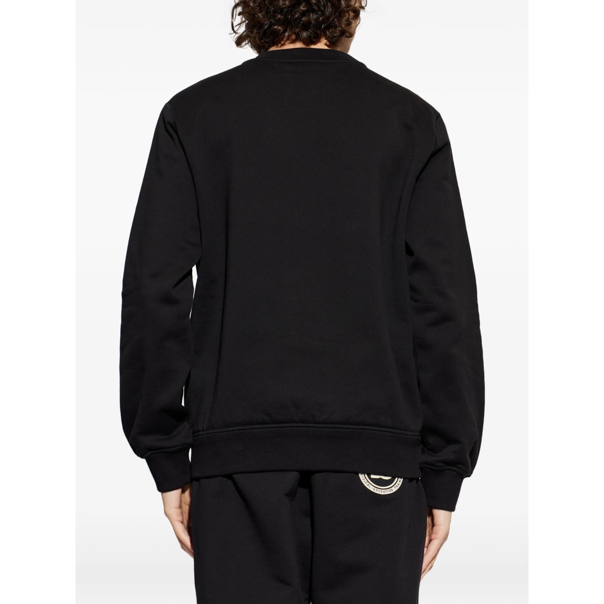 logo-plaque crew-neck sweatshirt - Img 4