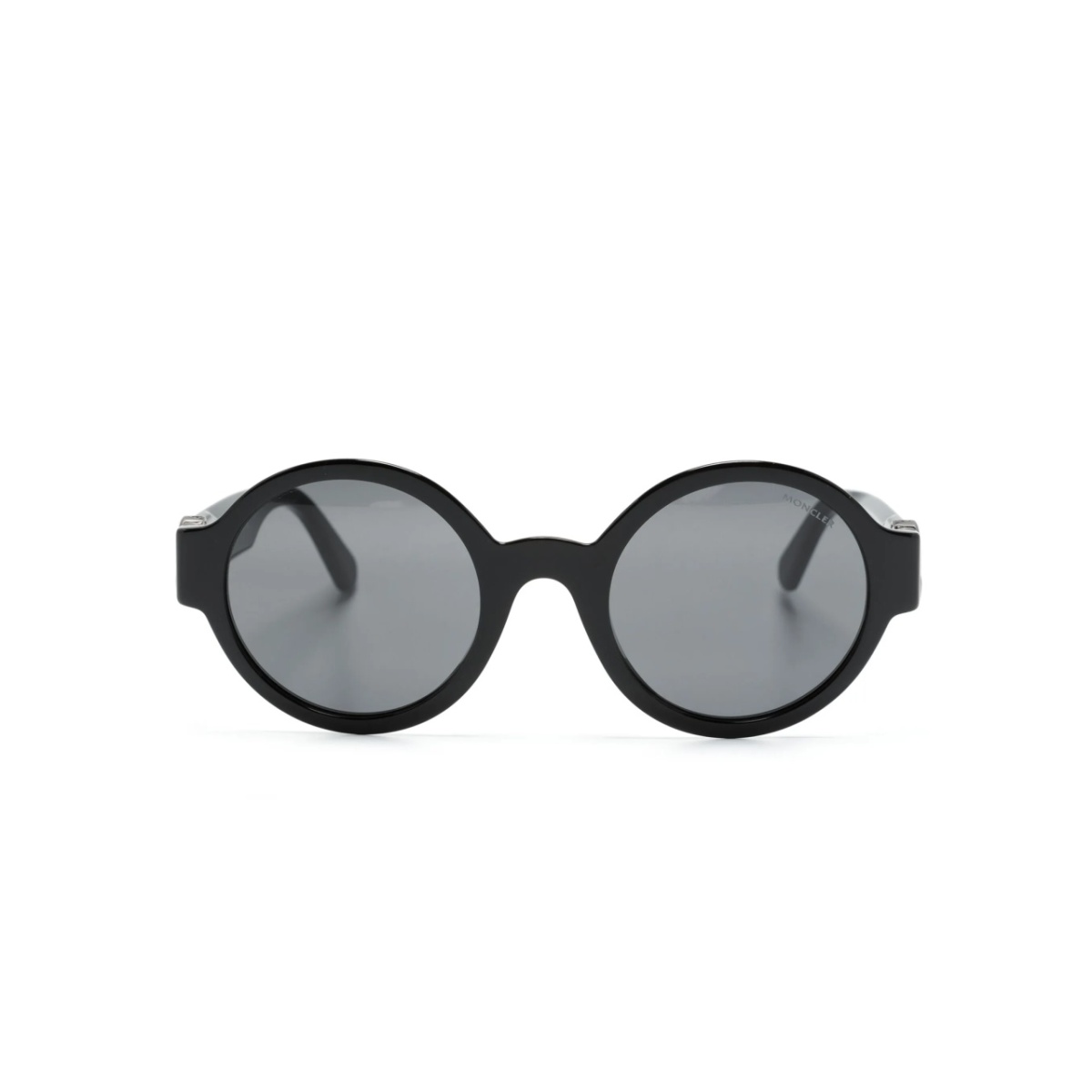 logo-plaque round-frame sunglasses