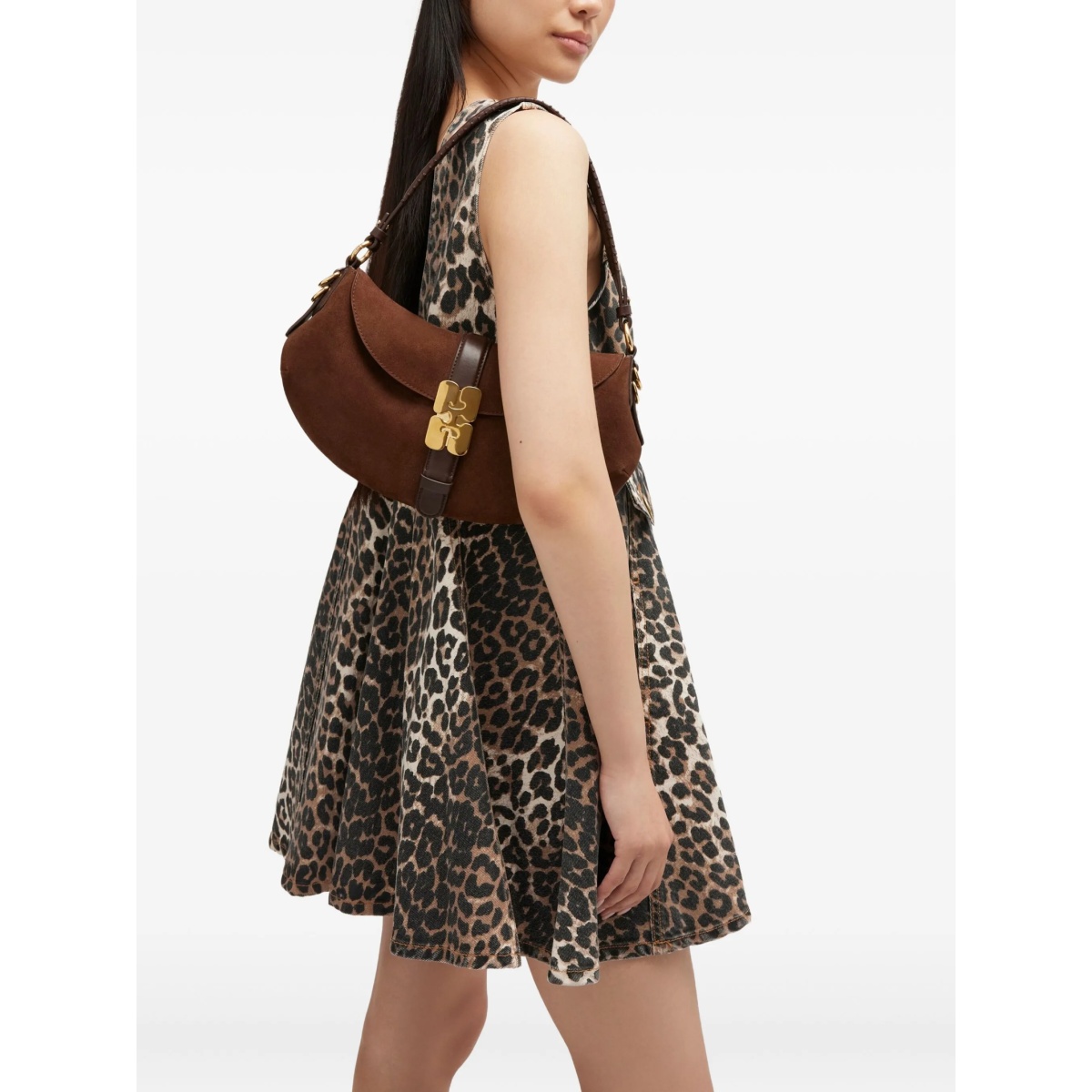 logo-plaque shoulder bag - Img 2