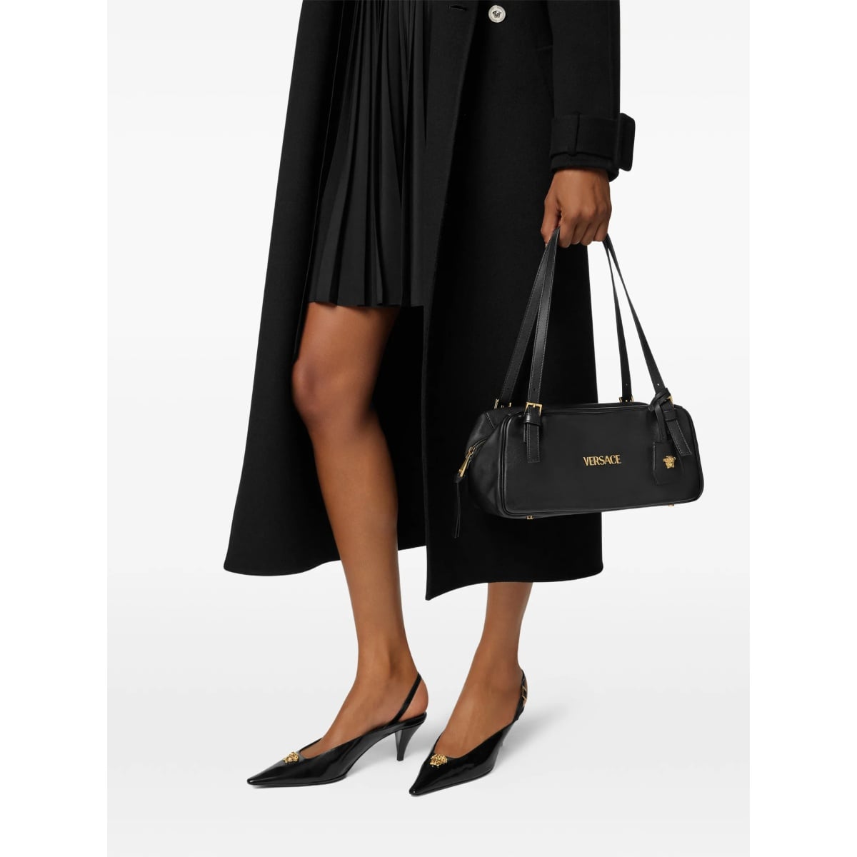 logo-plaque shoulder bag - Img 2