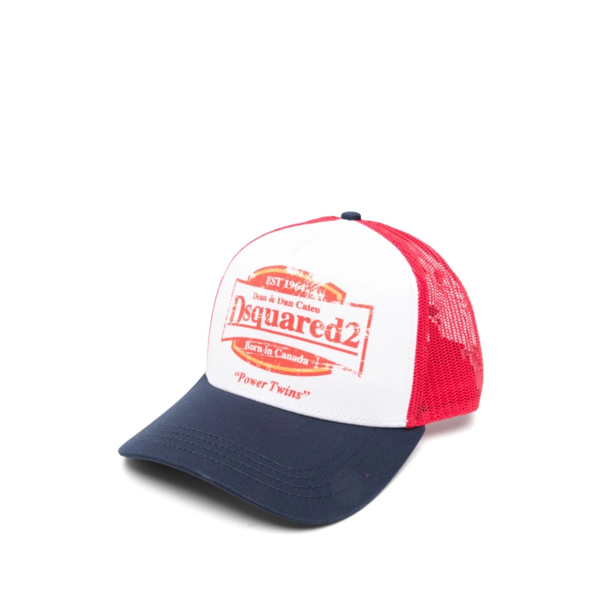 logo-print cap