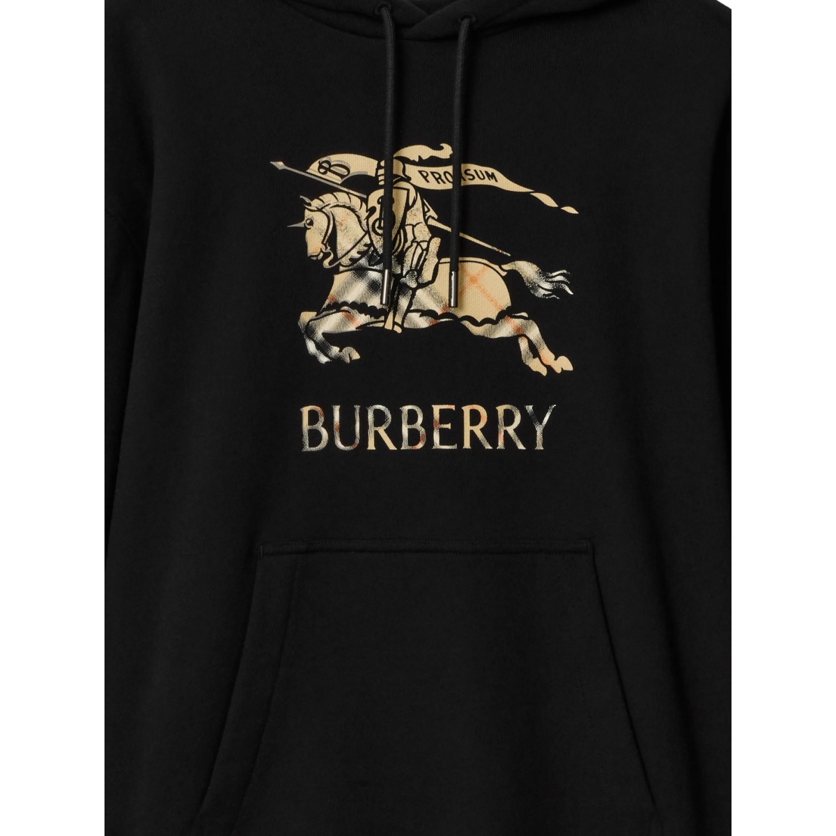 logo-print cotton hoodie - Img 4