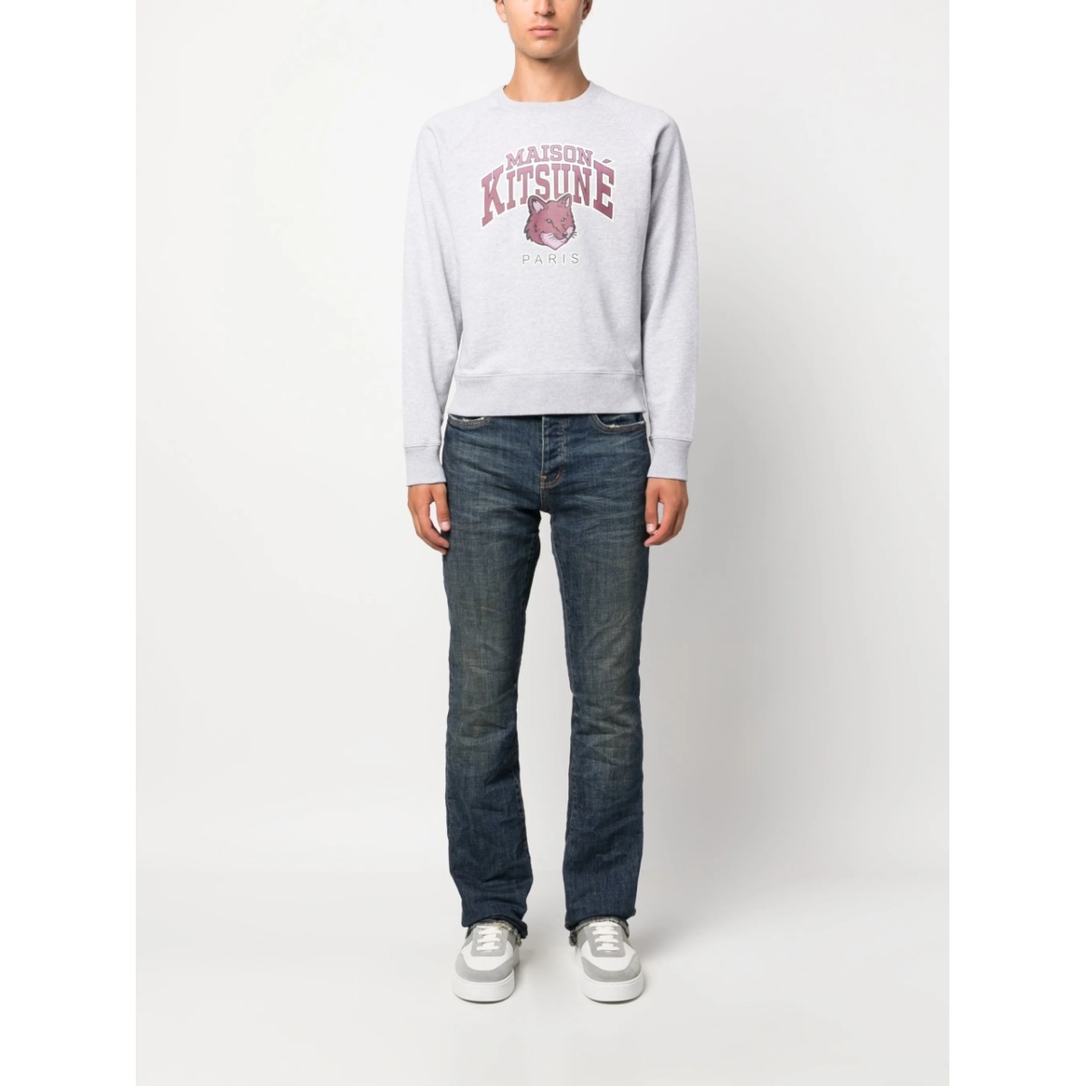 logo-print cotton sweatshirt - Img 2