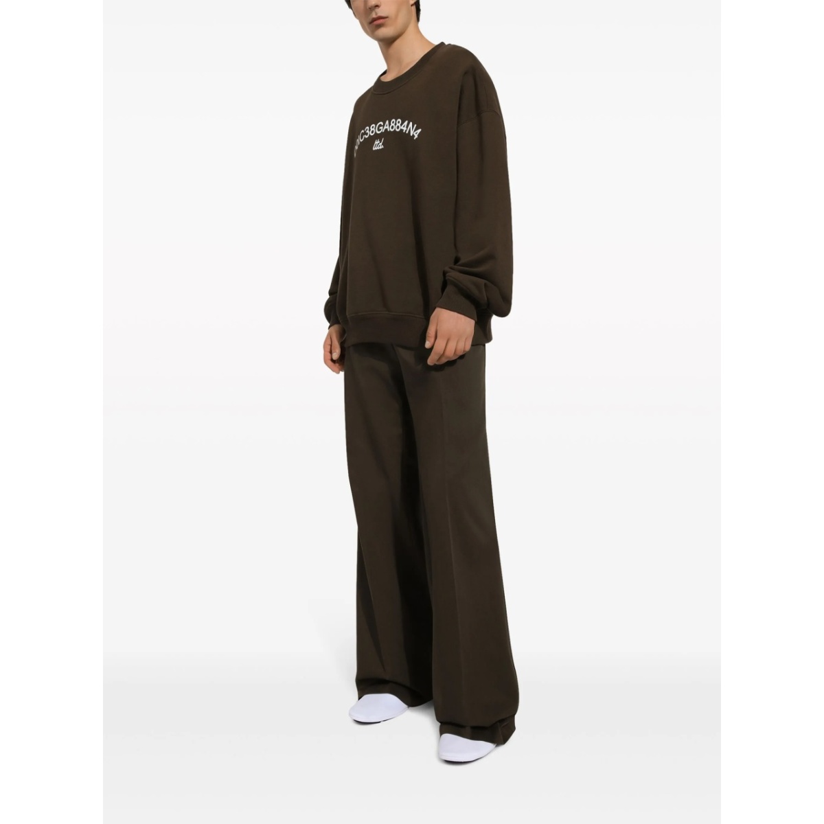 logo-print cotton sweatshirt - Img 3