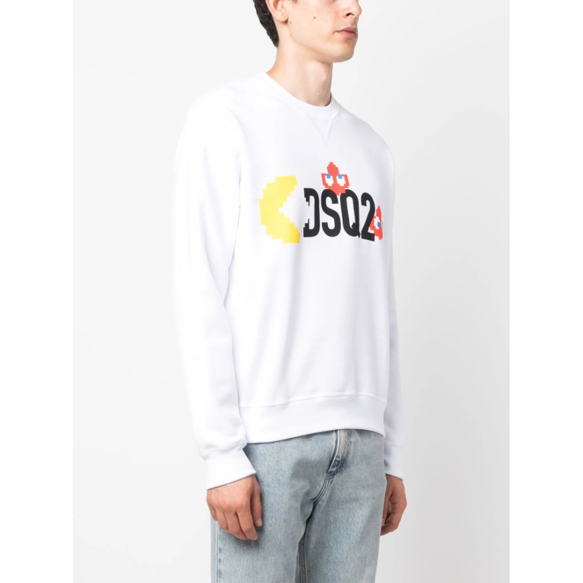 logo-print cotton sweatshirt - Img 3