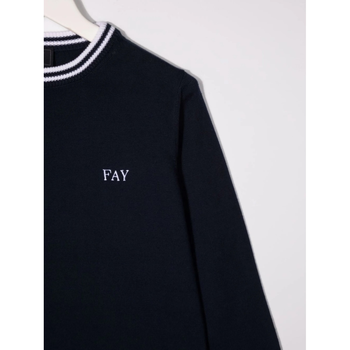 logo-print crew neck sweatshirt - Img 3