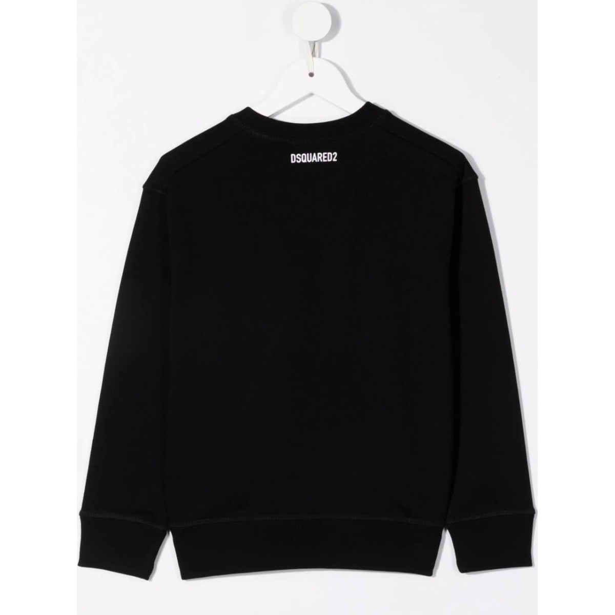 logo-print crew neck sweatshirt - Img 2