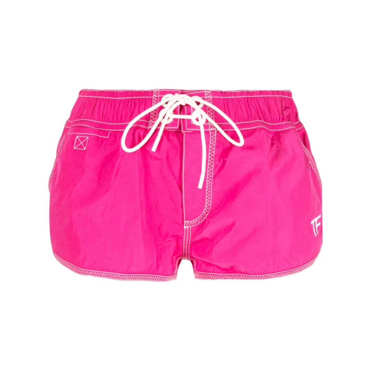 logo-print drawstring shorts