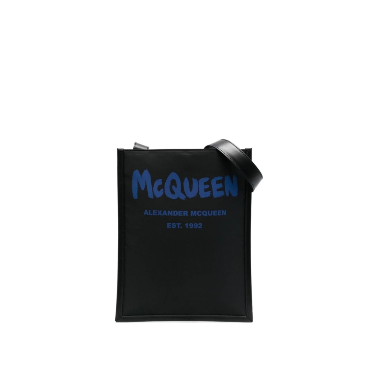 logo-print messenger bag