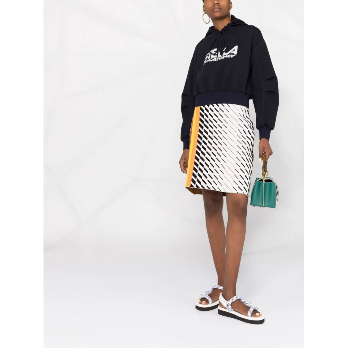 logo-print scuba hoodie - Img 2