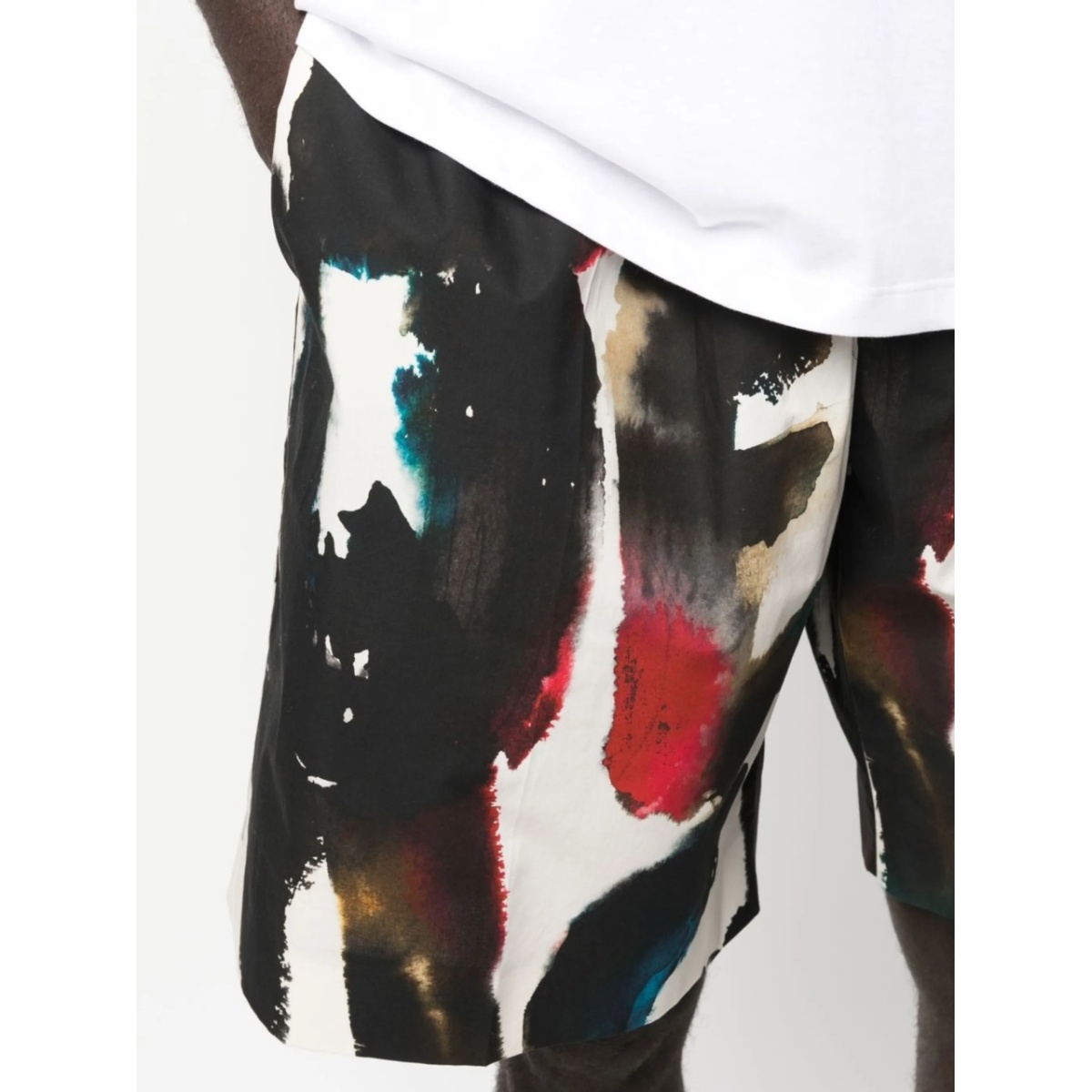 logo-print straight-leg shorts - Img 5