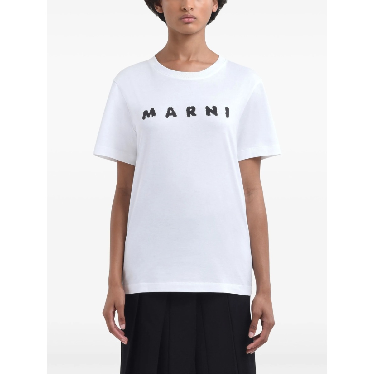 logo print T-shirt - Img 3