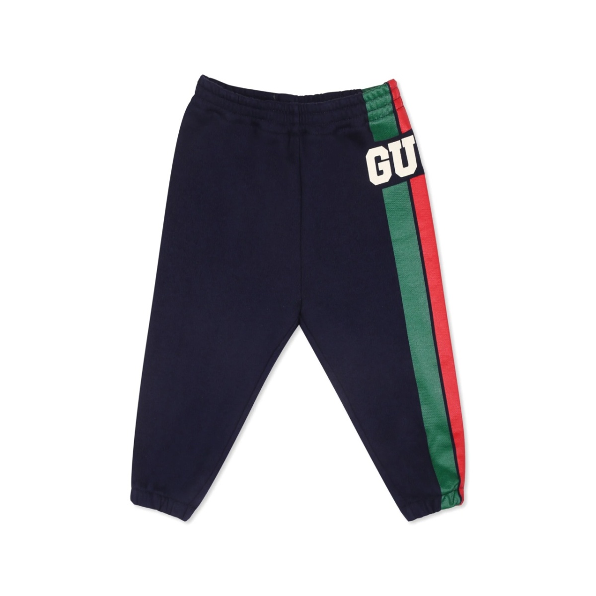 logo-print trousers