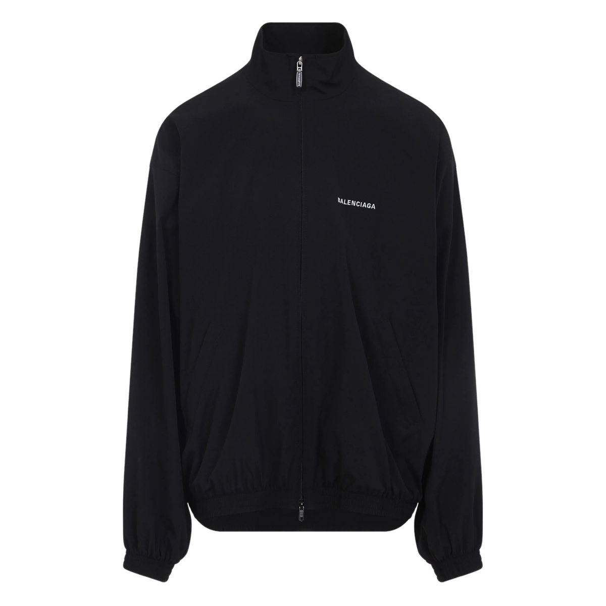 logo-print zip-up jacket