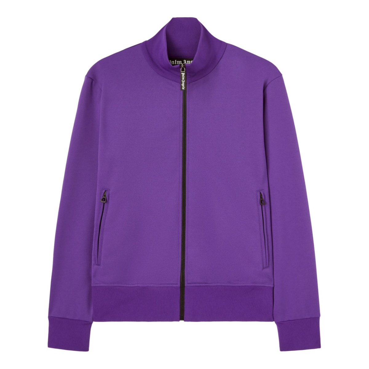 logo-print zip-up track jacket