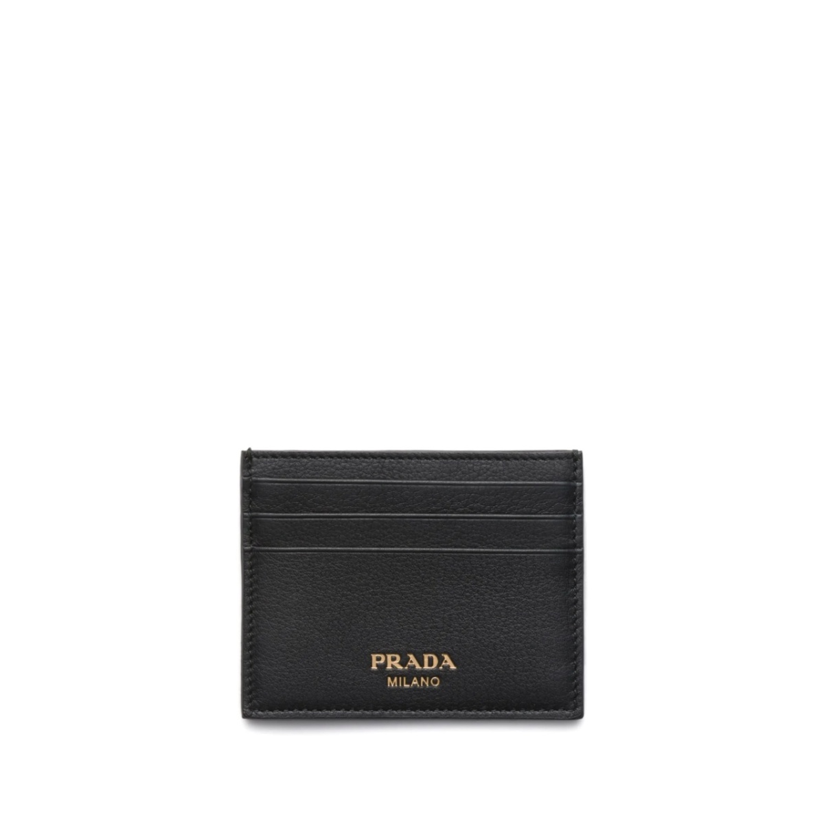 logo-stamp leather card holder