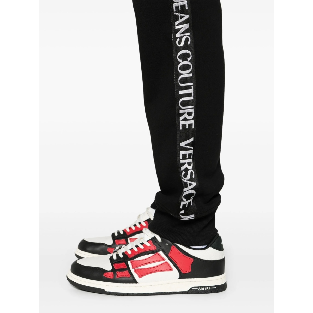 logo-trim cotton track pants - Img 5