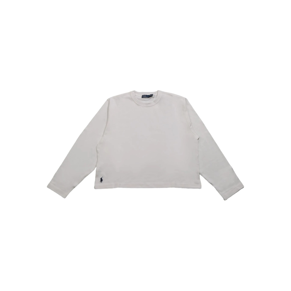 long-sleeve cropped T-shirt