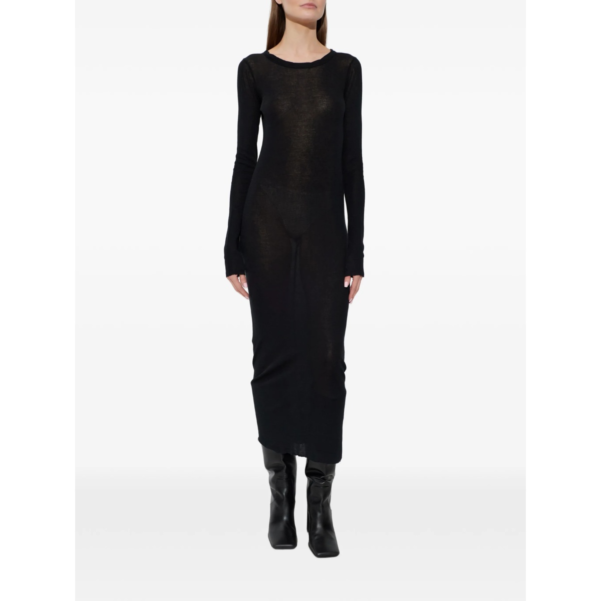 long-sleeve midi dress - Img 3