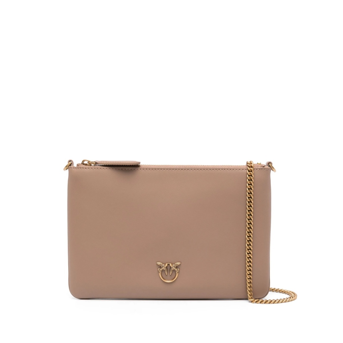 Love Birds-plaque leather crossbody bag