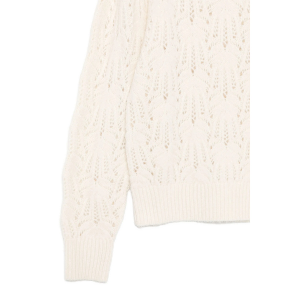lpatterned open-knit sweater - Img 3