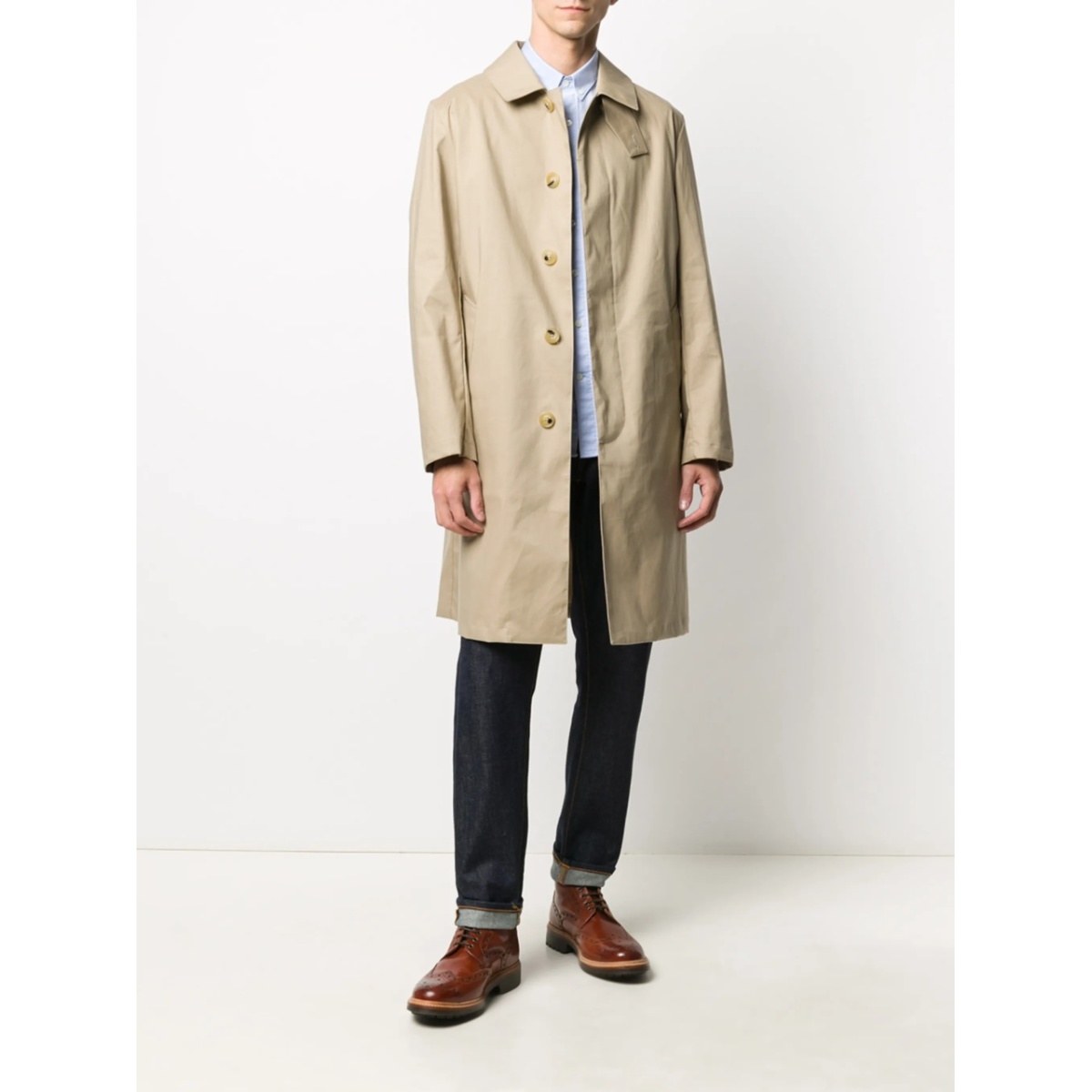 MANCHESTER single-breasted car coat - Img 2