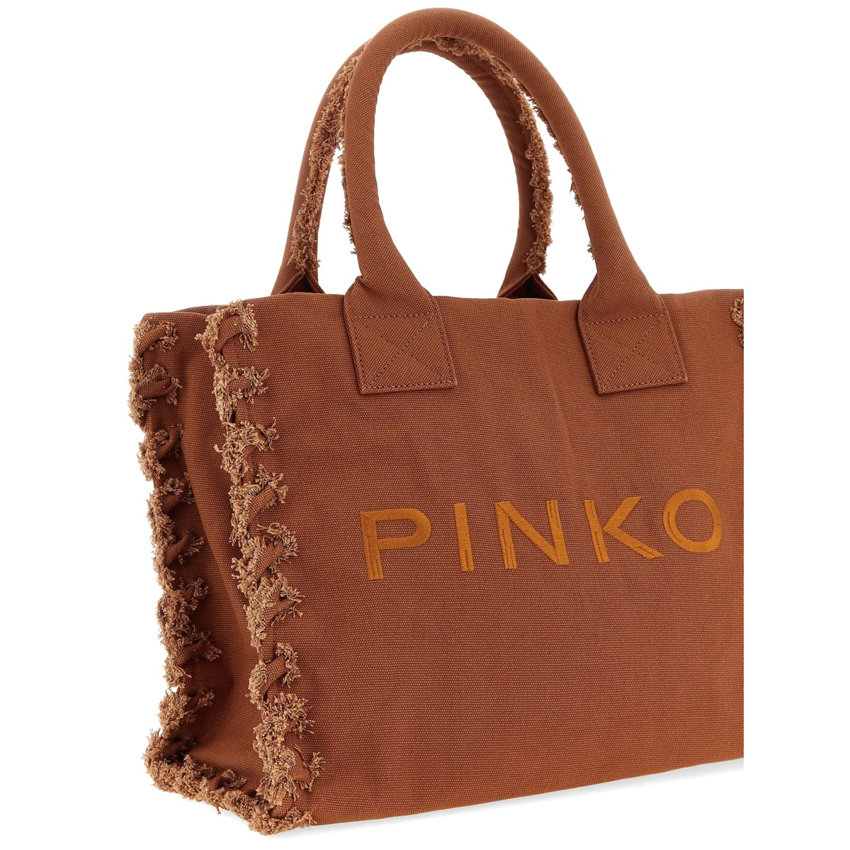 medium Beach frayed logo-embroidered tote bag - Img 3