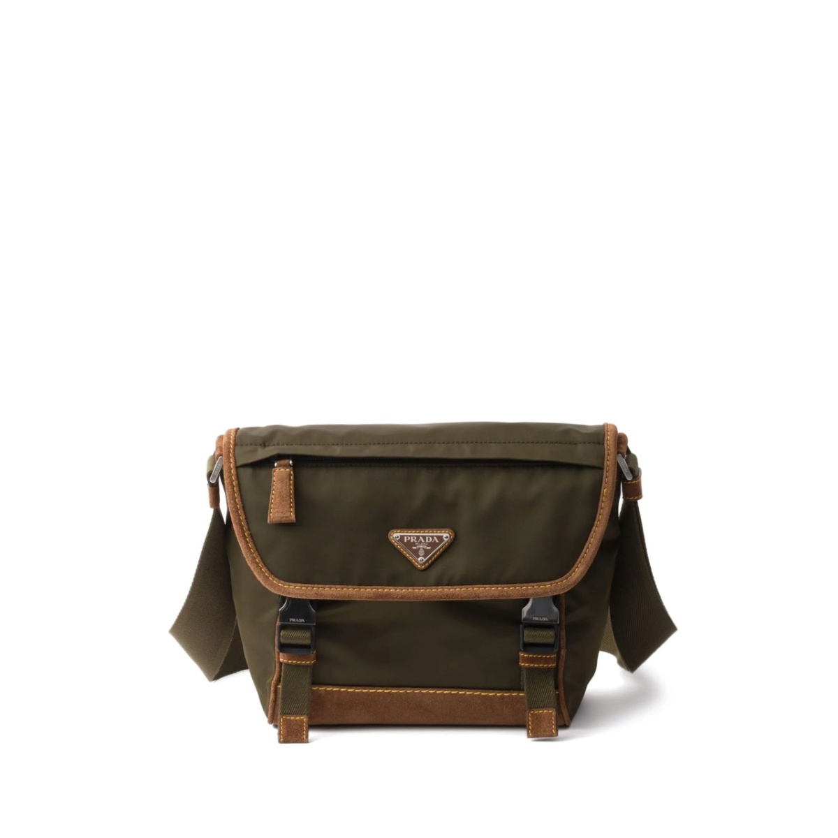 medium triangle-logo shoulder bag