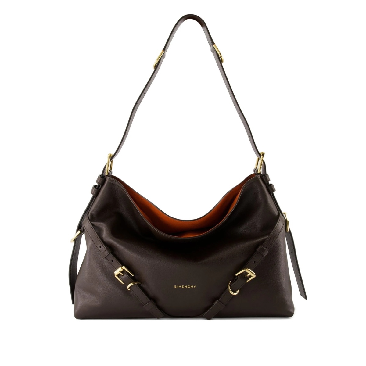 medium Voyou buckle-fastening calfskin shoulder bag