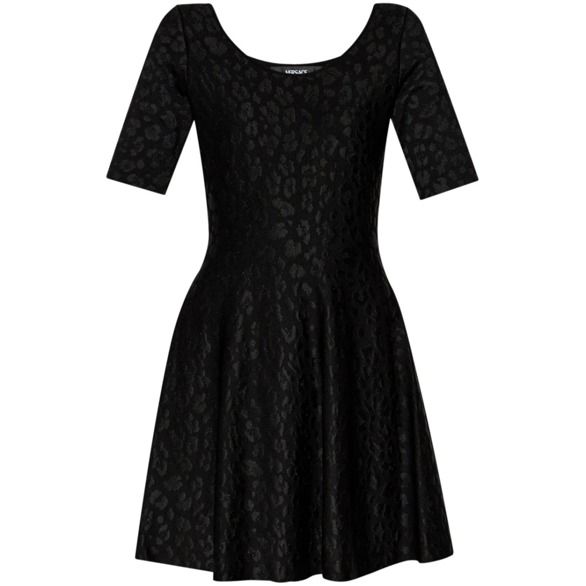 Medusa jacquard mini dress
