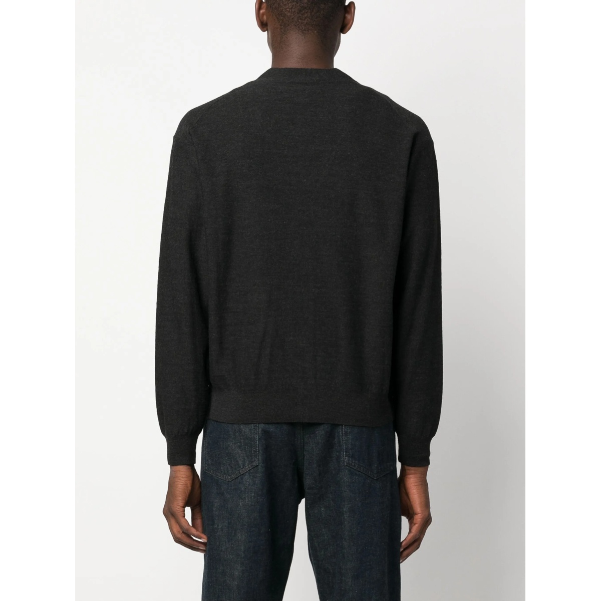 mélange-effect wool blend cardigan - Img 5