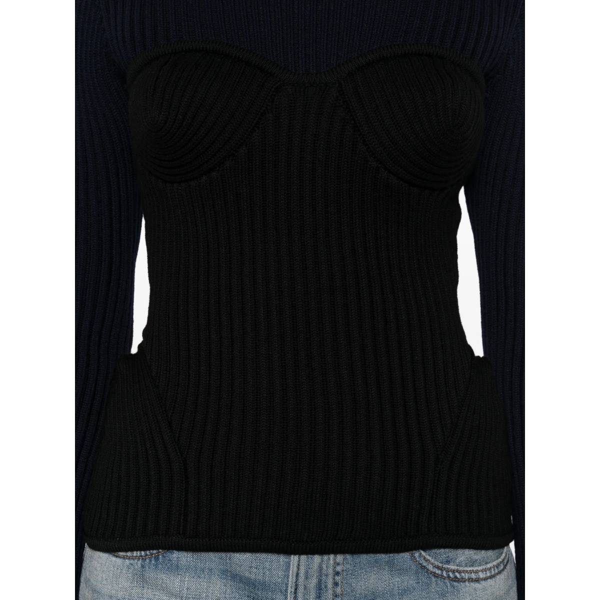 merino wool-blend top - Img 5