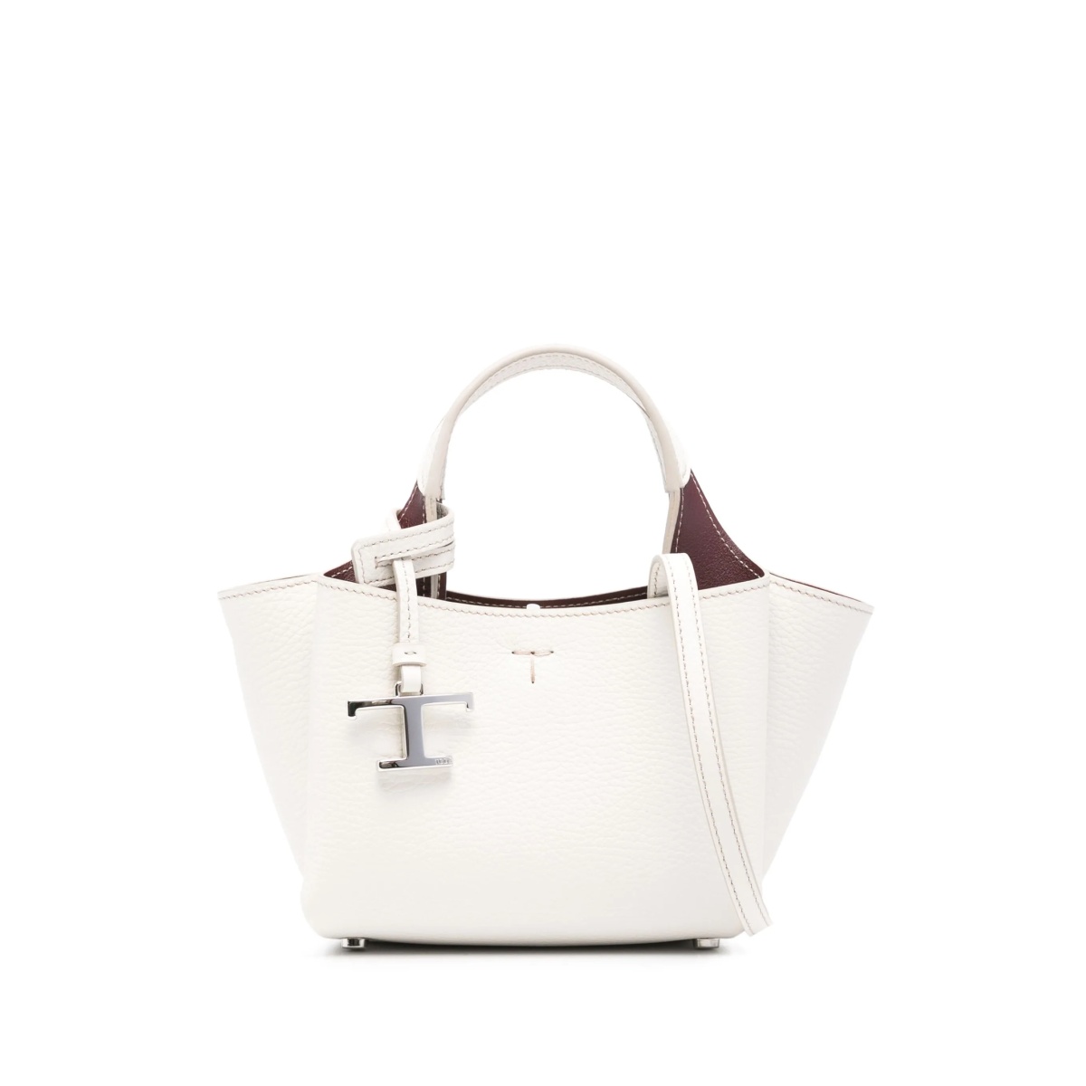 mini leather tote bag